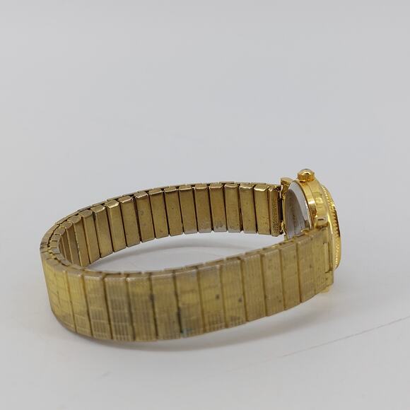 Edison Watch Gold Tone Bracelet Watch Wristwatch Japan Movt - Picture 8 of 16